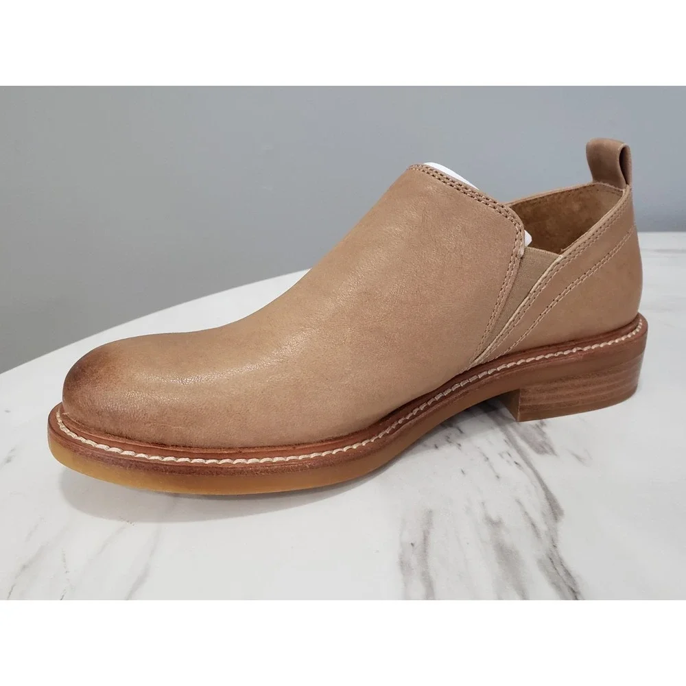 NEW NO BOX SZ 6.5 Sofft Women's Shootie Naisbury Light Taupe Tan Slip on Shoes